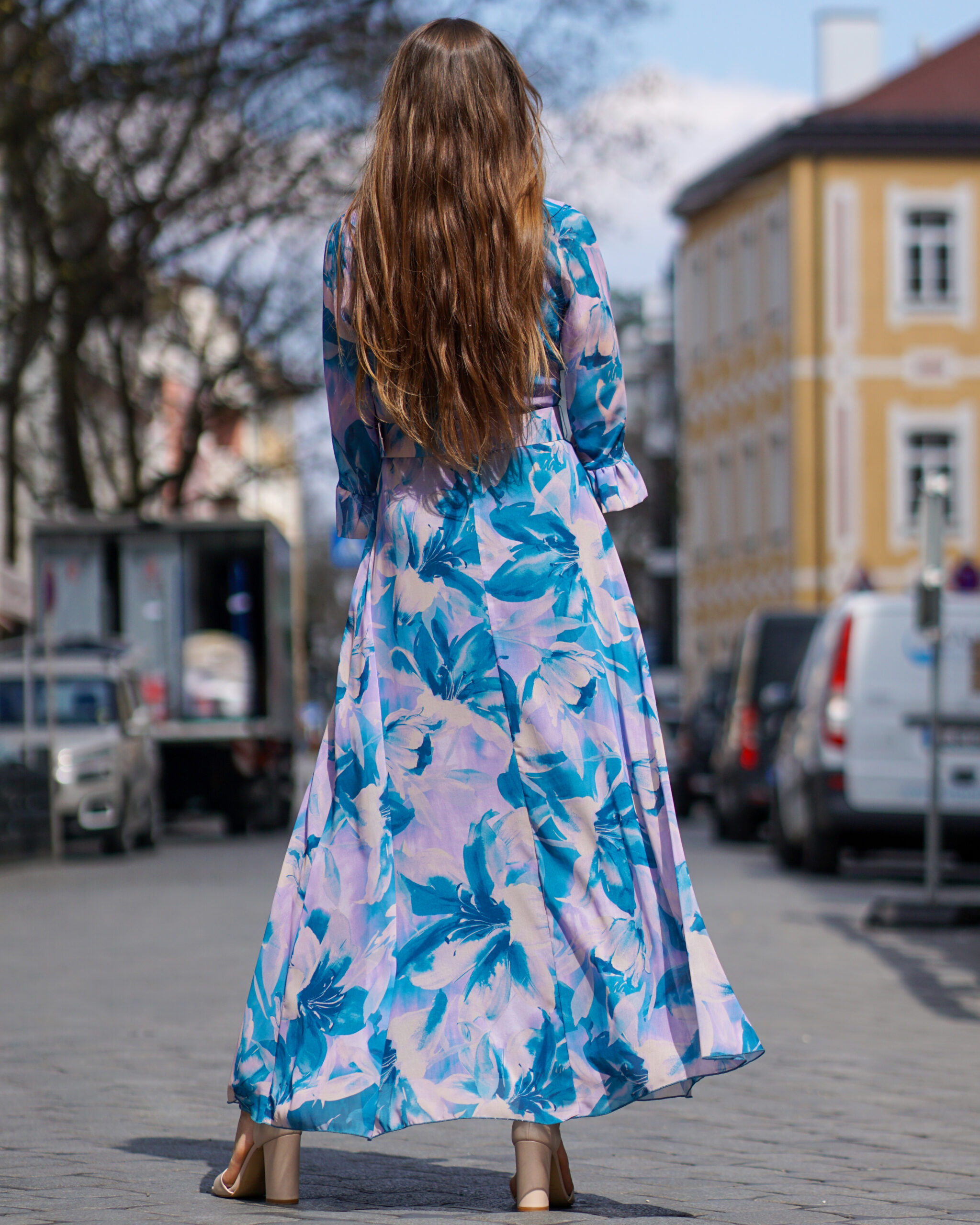 Blumenprint Kleid